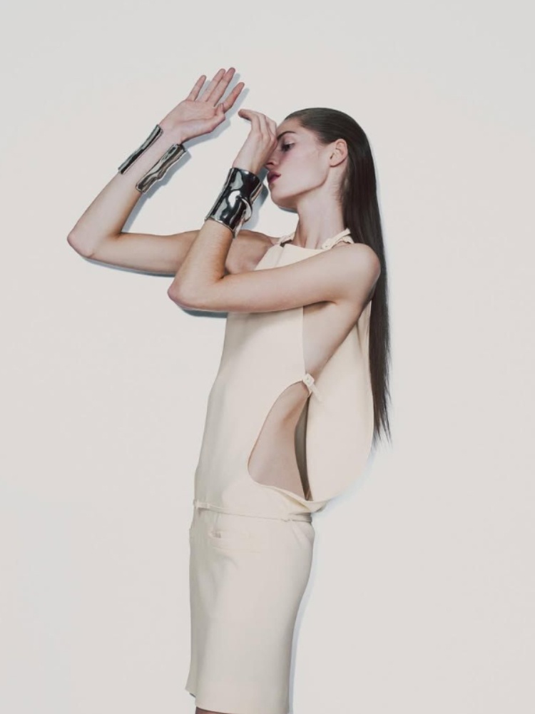 Backstage at Courrèges spring/summer 2026