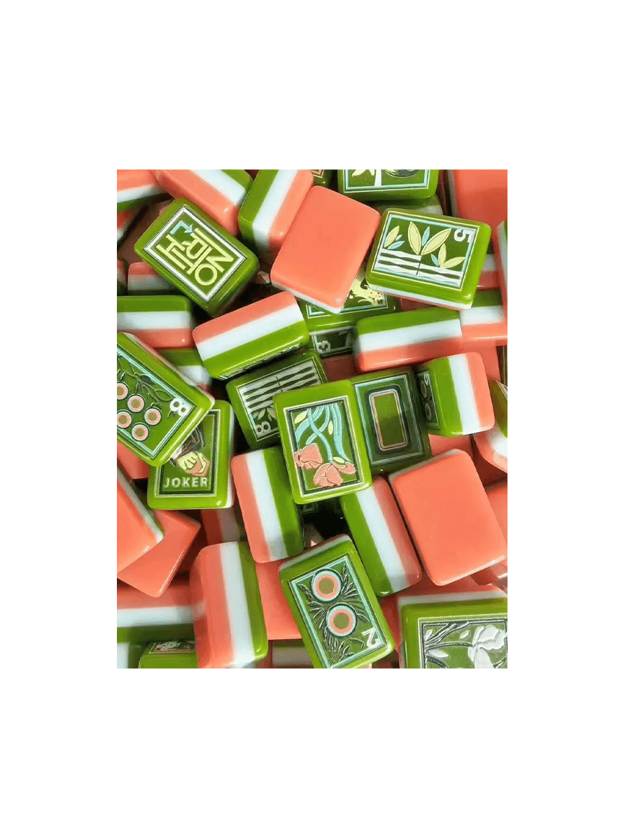 Melon Grove premium tri-colour mahjong tiles, Creative Crazy, ₹17,000