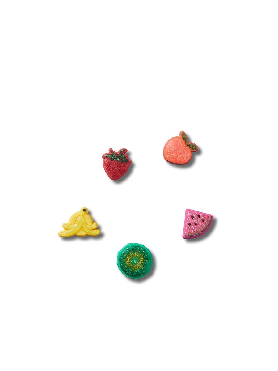 Crocs sparkle glitter fruits 5 pack Jibbitz