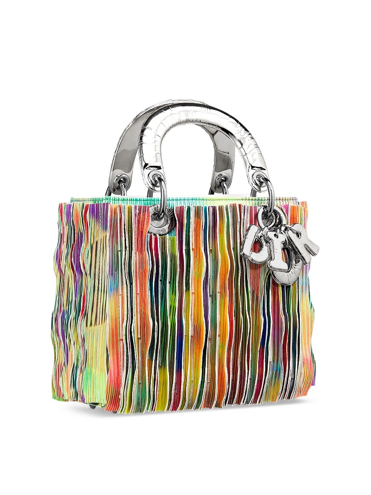 For the 10th anniversary edition of Dior Lady Art, Chinese artist Ju Ting reimagines the Lady Dior handbag in her signature colourful, textured painting style