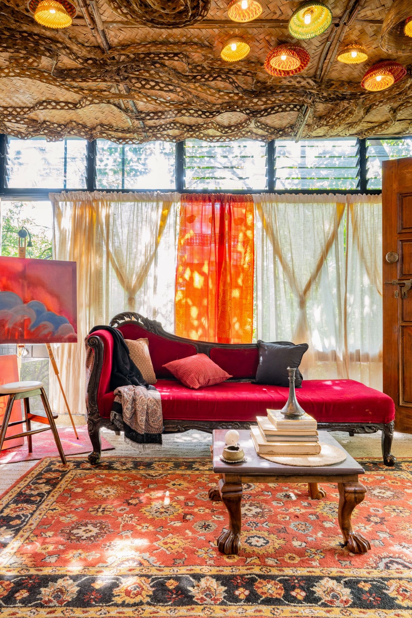Antique furniture, carved wood and heirlooms give each cottage its own character