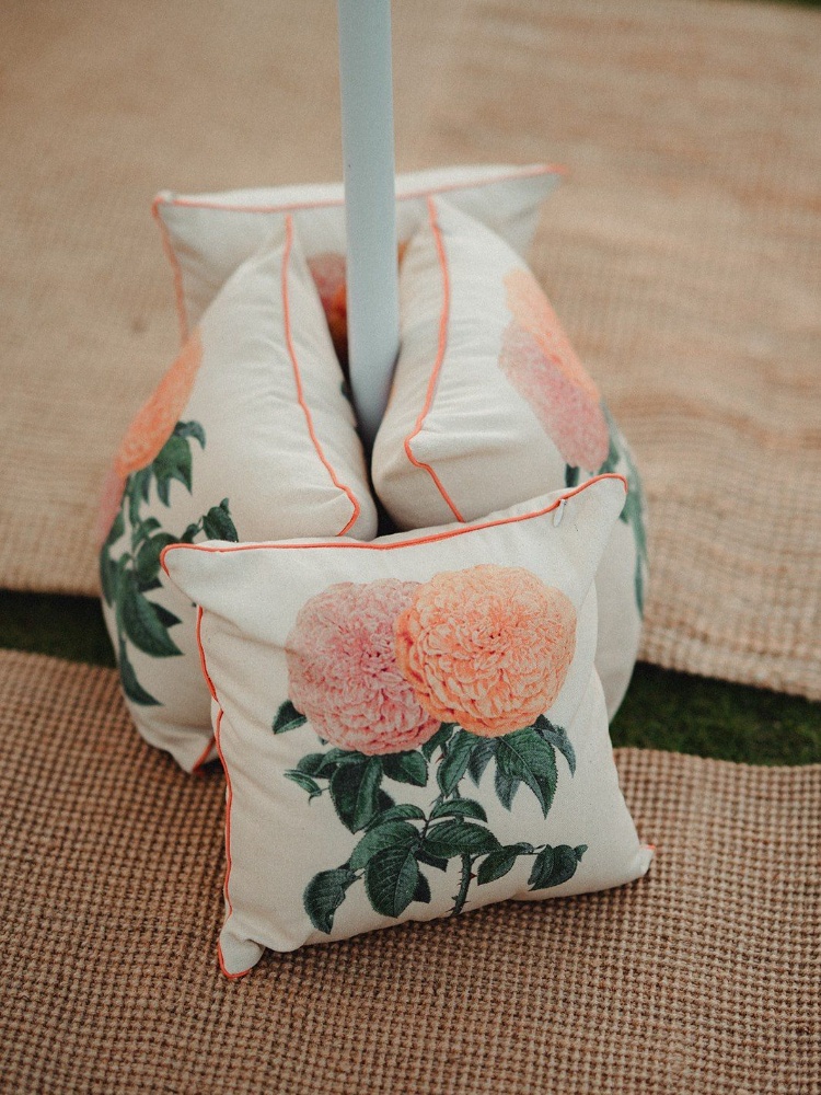 The decor at Mittal's wedding