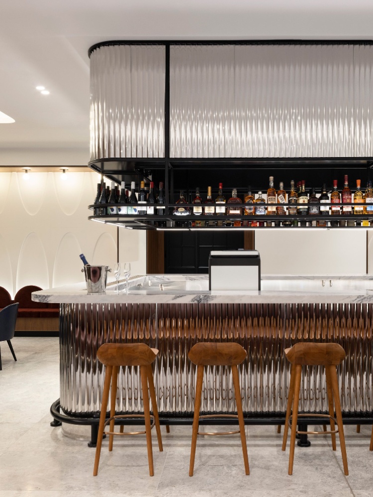 The bar at Dolly, the restaurant at Le Meridien Melbourne