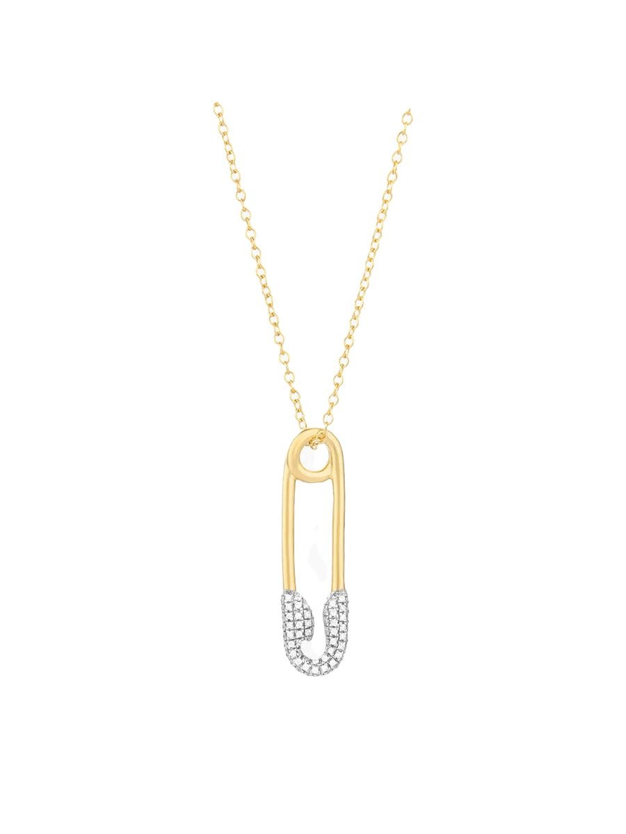 Ella Stein Safety Pin pendant necklace