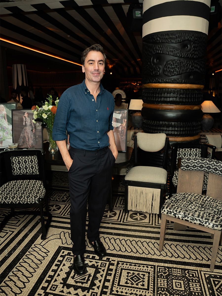 Fernando Garcia, the co-creative director of Oscar de la Renta and Monse, in Mumbai