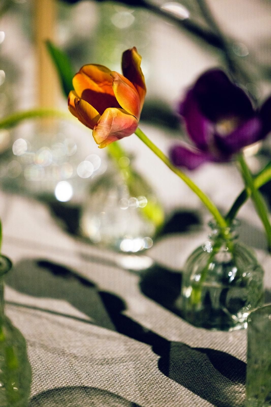 Flowers at Sanjana Sippy's destination wedding reception in Mexico