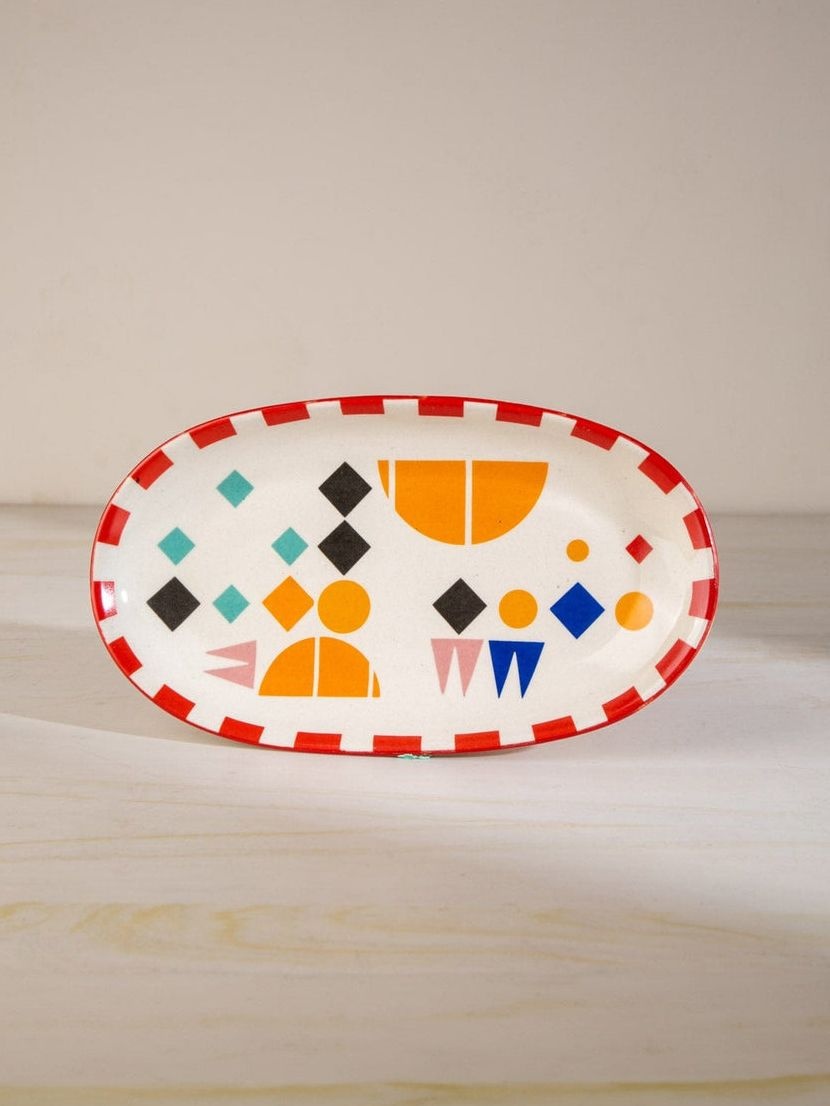 Freedom Tree Circle Of Joyee Ceramic Oval Platter