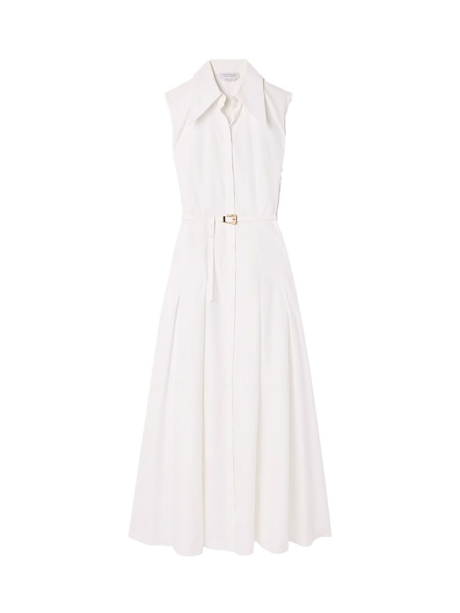 GABRIELA HEARST Becca belted cotton-poplin maxi shirt dress, ₹303,500 approx