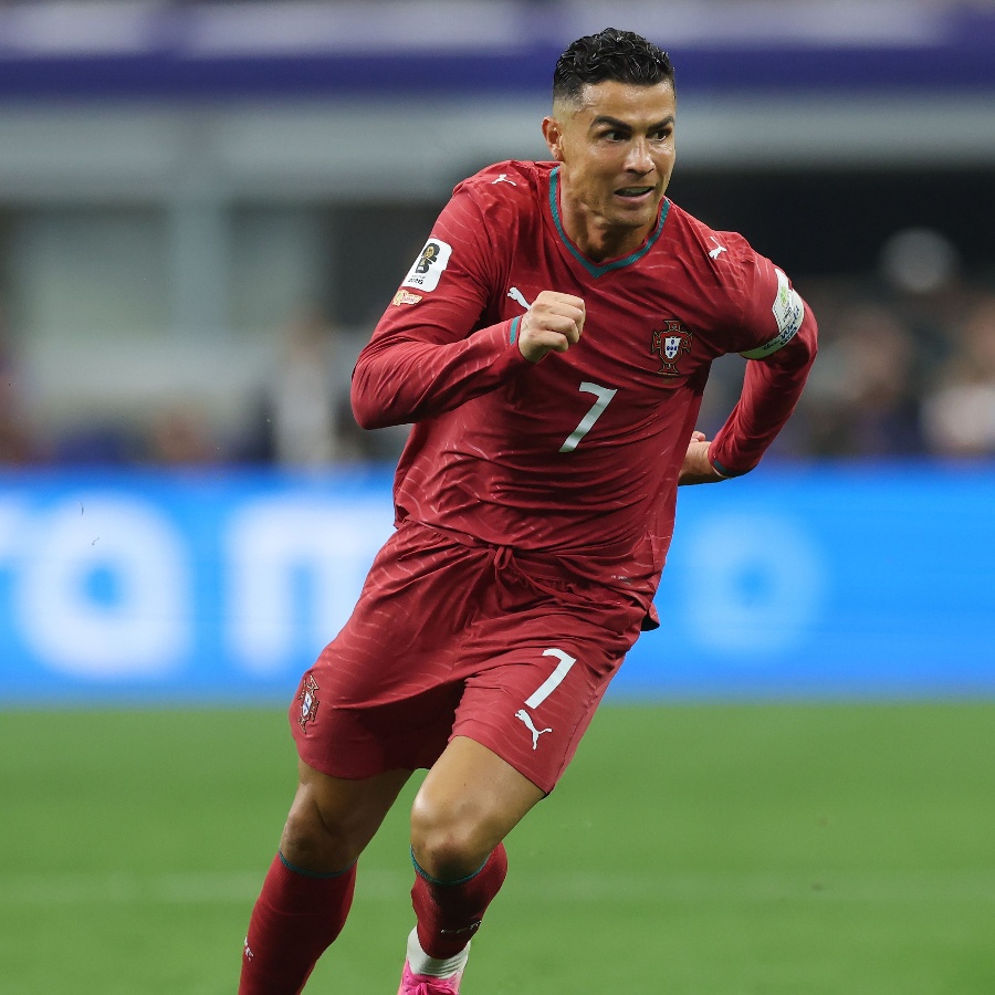 Cristiano Ronaldo of Portugal is seen in action during the FIFA World Cup 2026 Round Of 16 match between Portugal and Spain