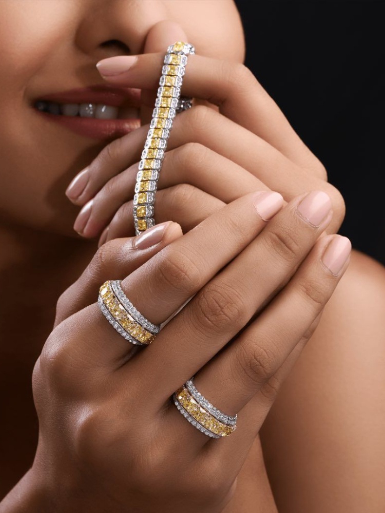 Hirani Eternity Rings and Tennis Bracelet