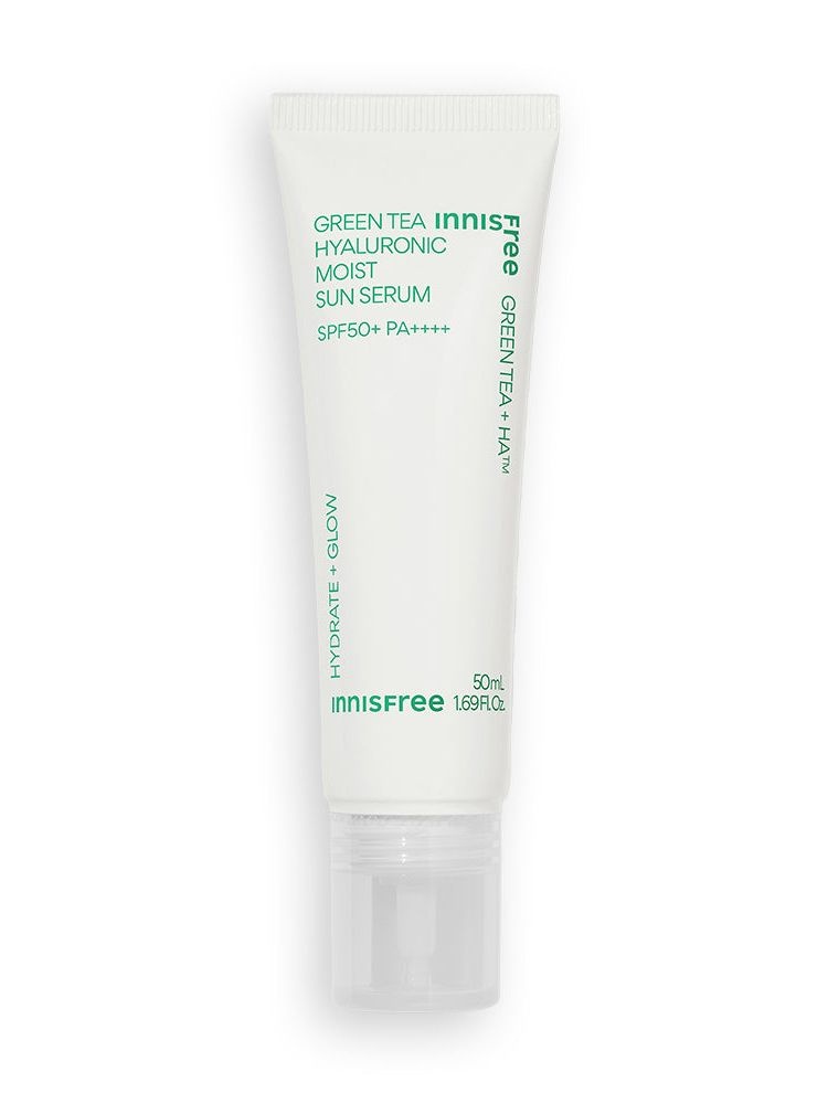 Innisfree Green Tea hyaluronic moist sun serum