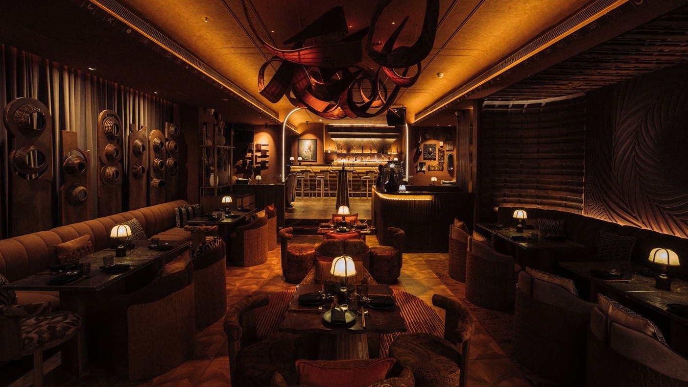 Interiors at The Powder Room