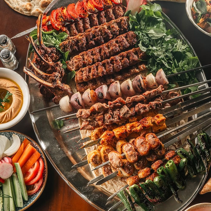 Iraqi kebabs at Kabab Erbil Iraqi