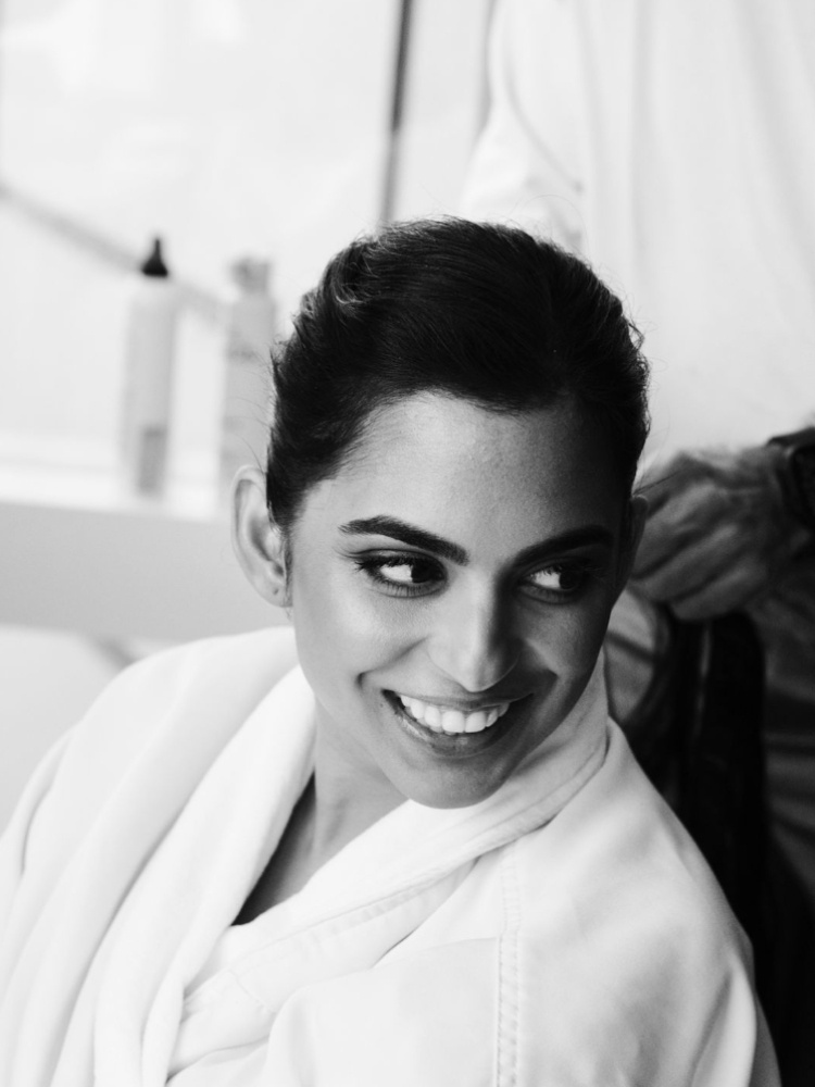 Isha Ambani in the glam chair before the 2025 Met Gala