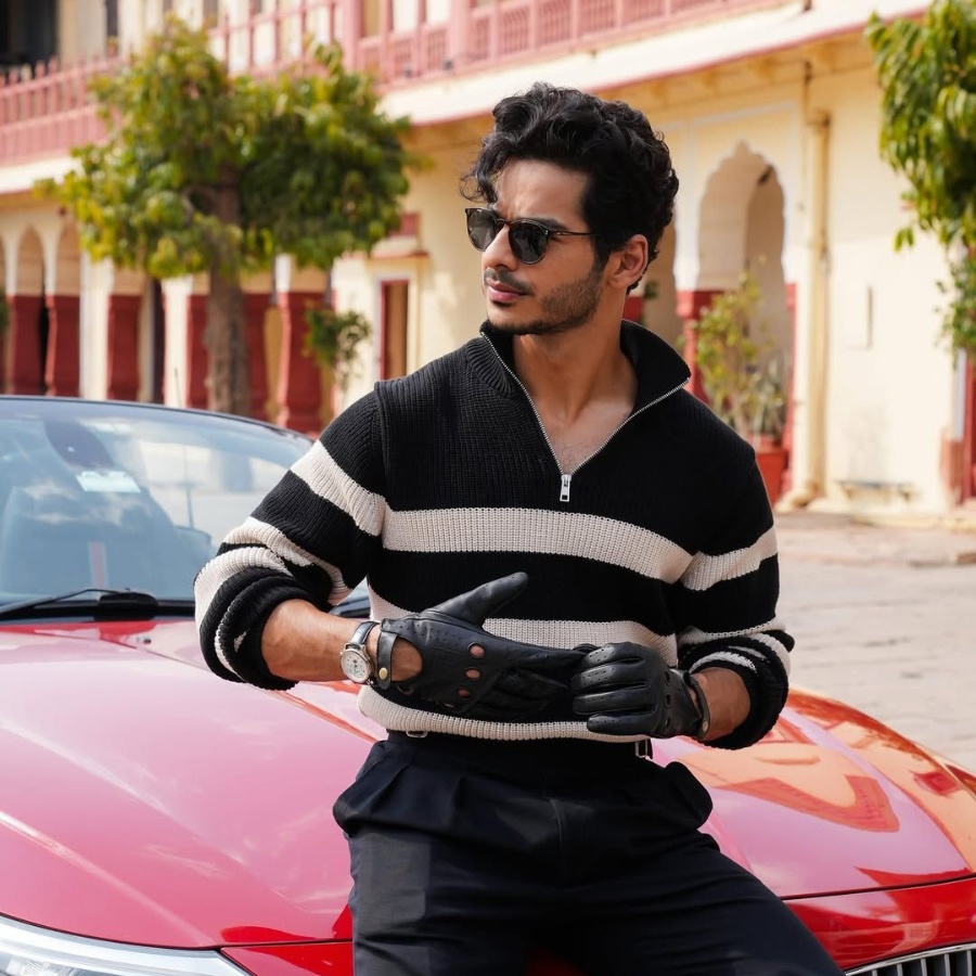 Ishaan Khatter Quarter Zip TheNod