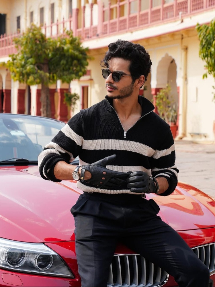 Ishaan Khatter Quarter Zip TheNod