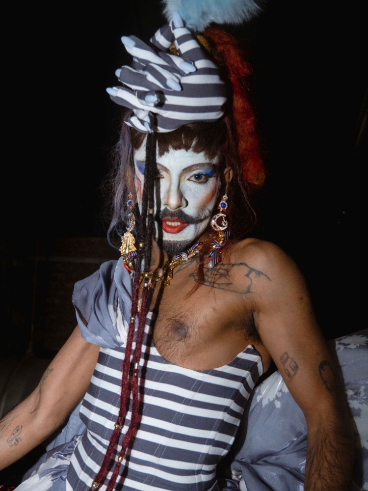 Makeup artist Elton J Fernandez in drag at the 2026 It Ball