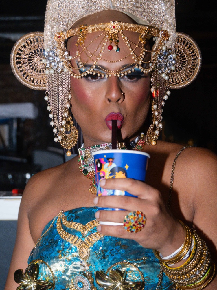 Drag queen Jiya Labeija at the 2026 It Ball