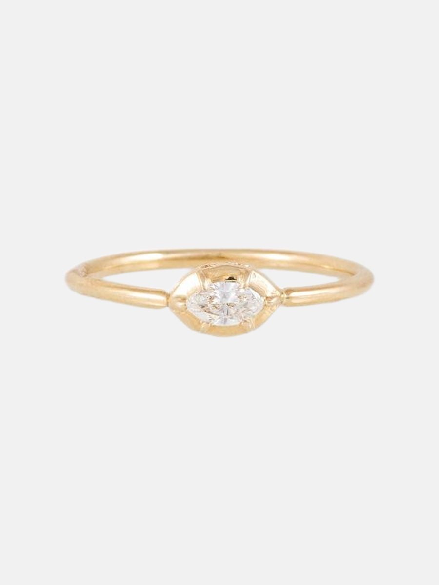 Jacquie Aiche Sophia east-west marquise diamond ring