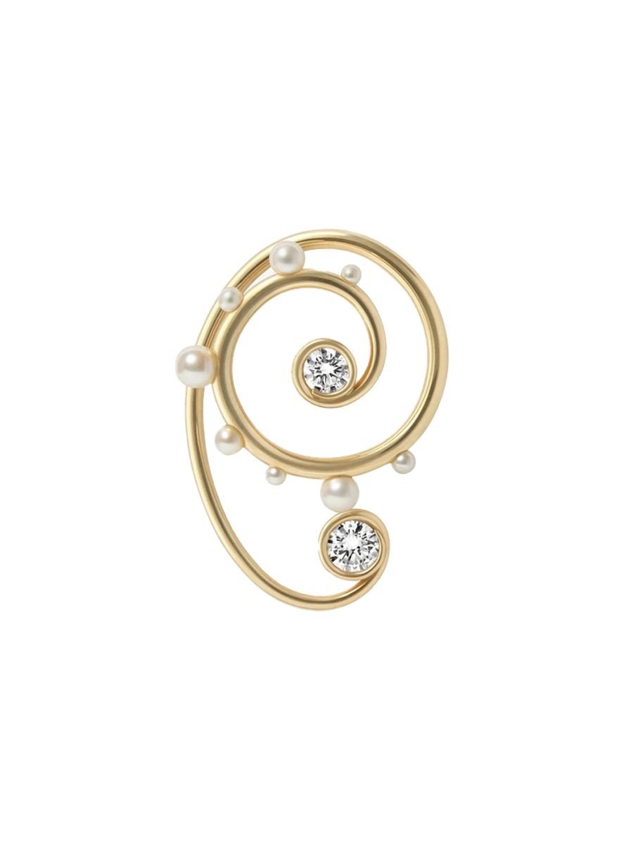 Coil Me Baby ear cuff, Jessica McCormack & Haas Brothers