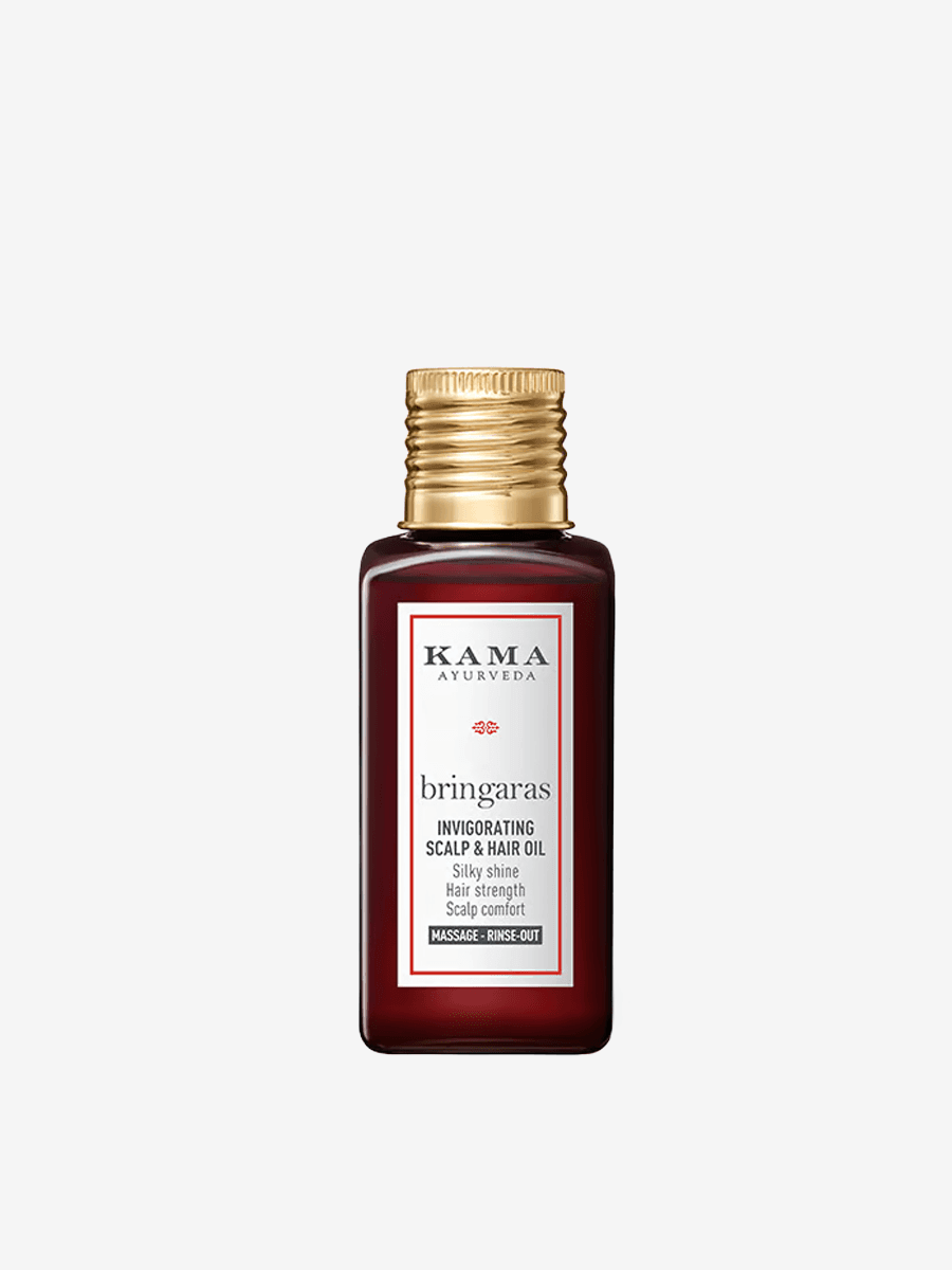 Bringaras invigorating scalp and hair oil, Kama Ayurveda,