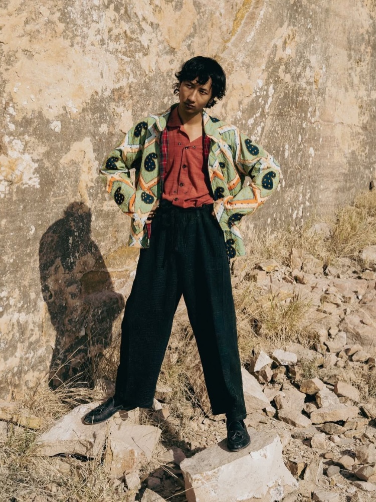 Baracuta X Kartik Research handcrafted jacket shot by Aaryan Sinha