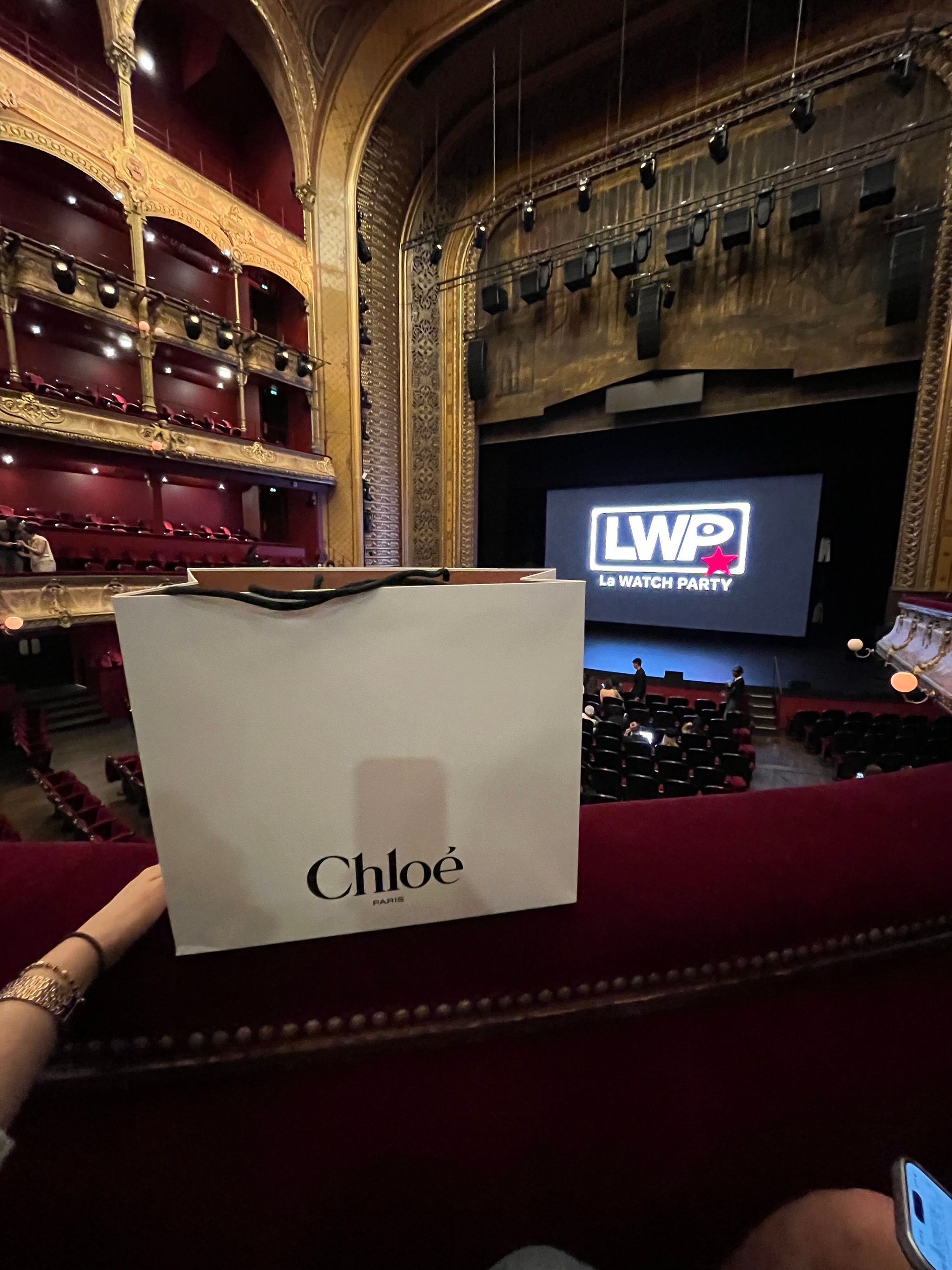 The Chloe show at Lyas’s La Watch Party in Paris during Fashion Week