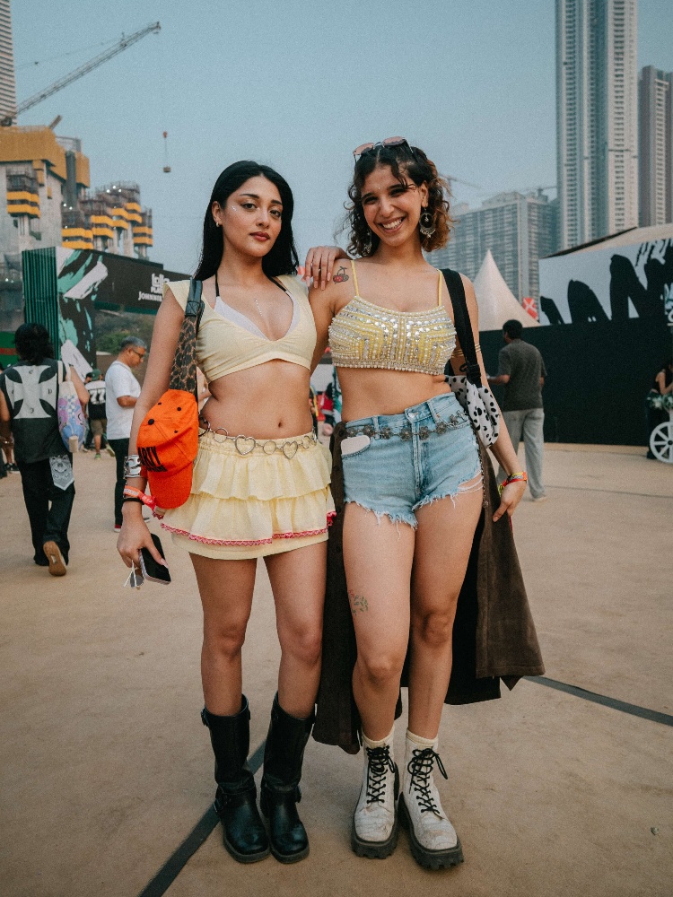 Pearl and Shaheen at Lollapalooza | Street Style