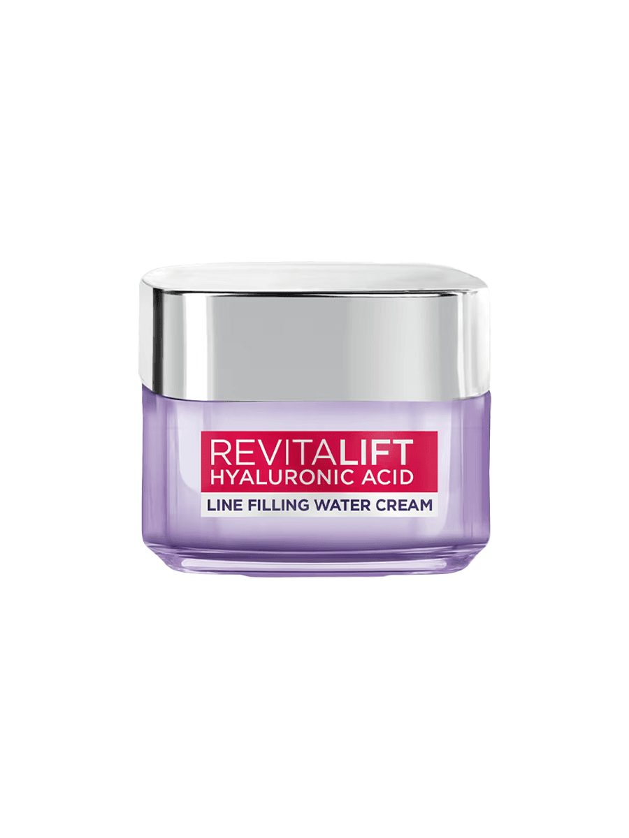 Loreal Revitalift hyaluronic acid line filling water cream on The Nod's list of best moisturisers for extremely dry skin