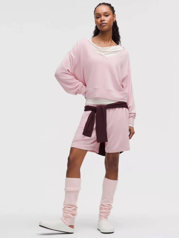 Activewear is getting looser: Lululemon BeCalm Scoop-Neck Pullover