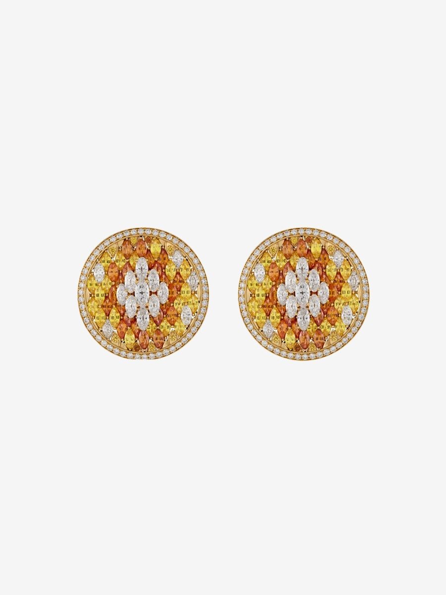 Maison Aneka Entwine Classic Amber earrings