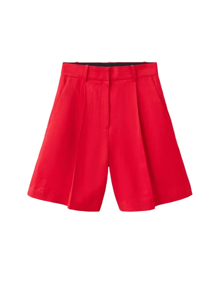 Straight mid-rise bermuda shorts, Mango, ₹4,299