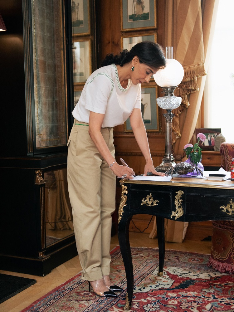 Jewellery designer Manpriya Bath in her studio