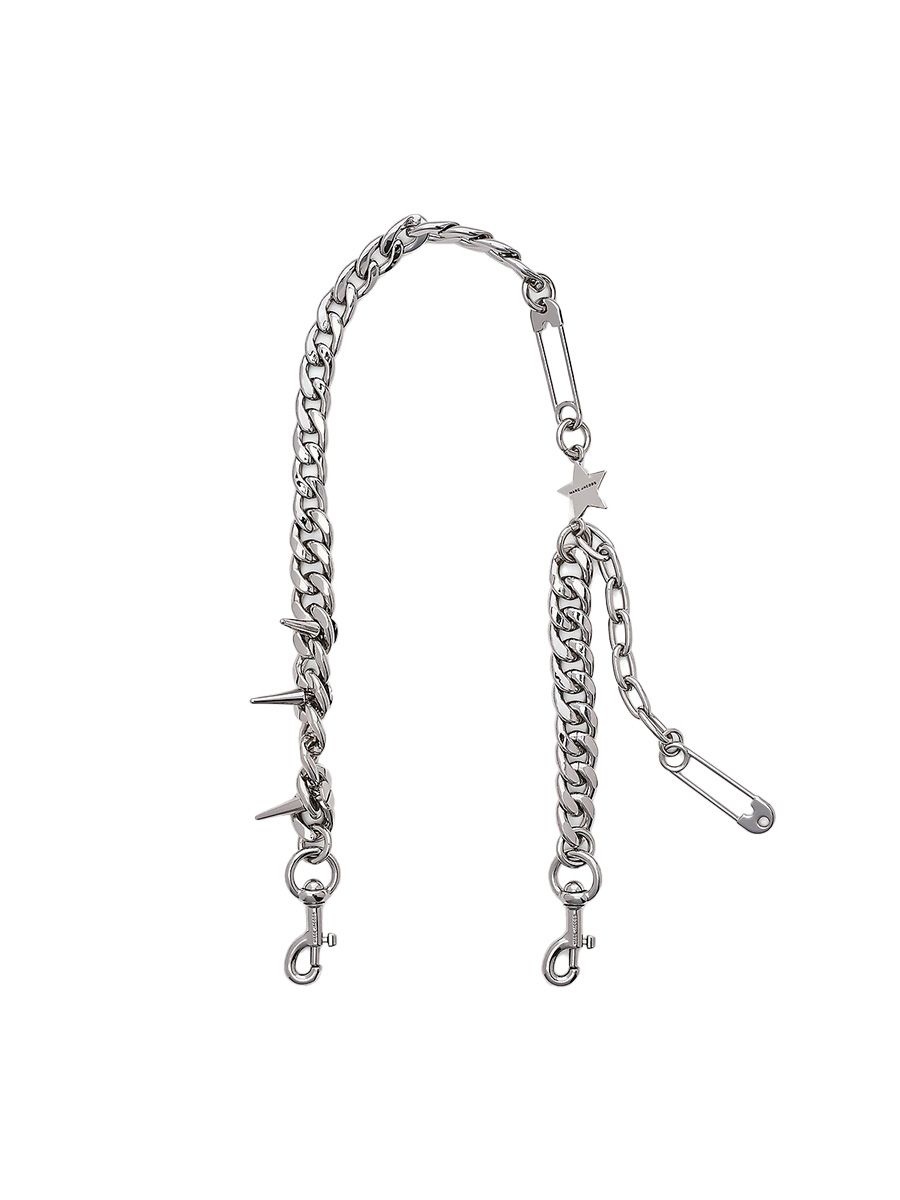 Marc Jacobs Star Chain shoulder strap with safety pin and spikes