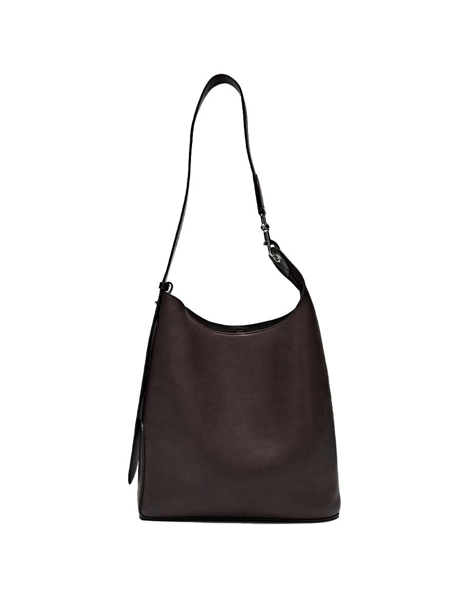 Massimo Dutti soft nappa bucket bag