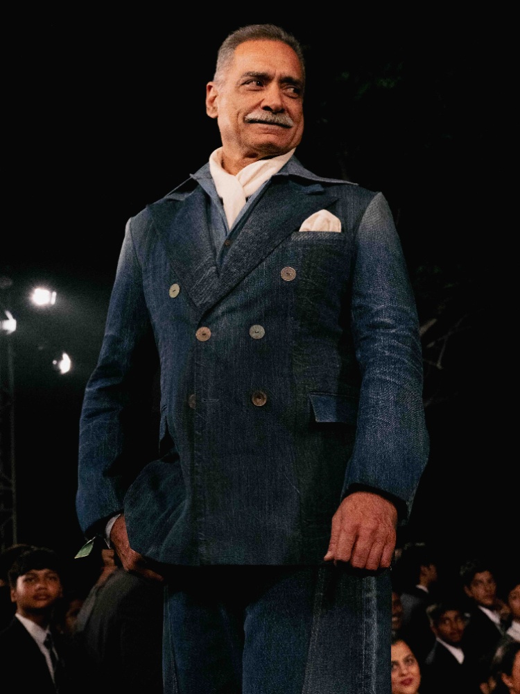 Lieutenant General Alok Singh Kler, a retired army general, walked the Rkive City show at Mayo College
