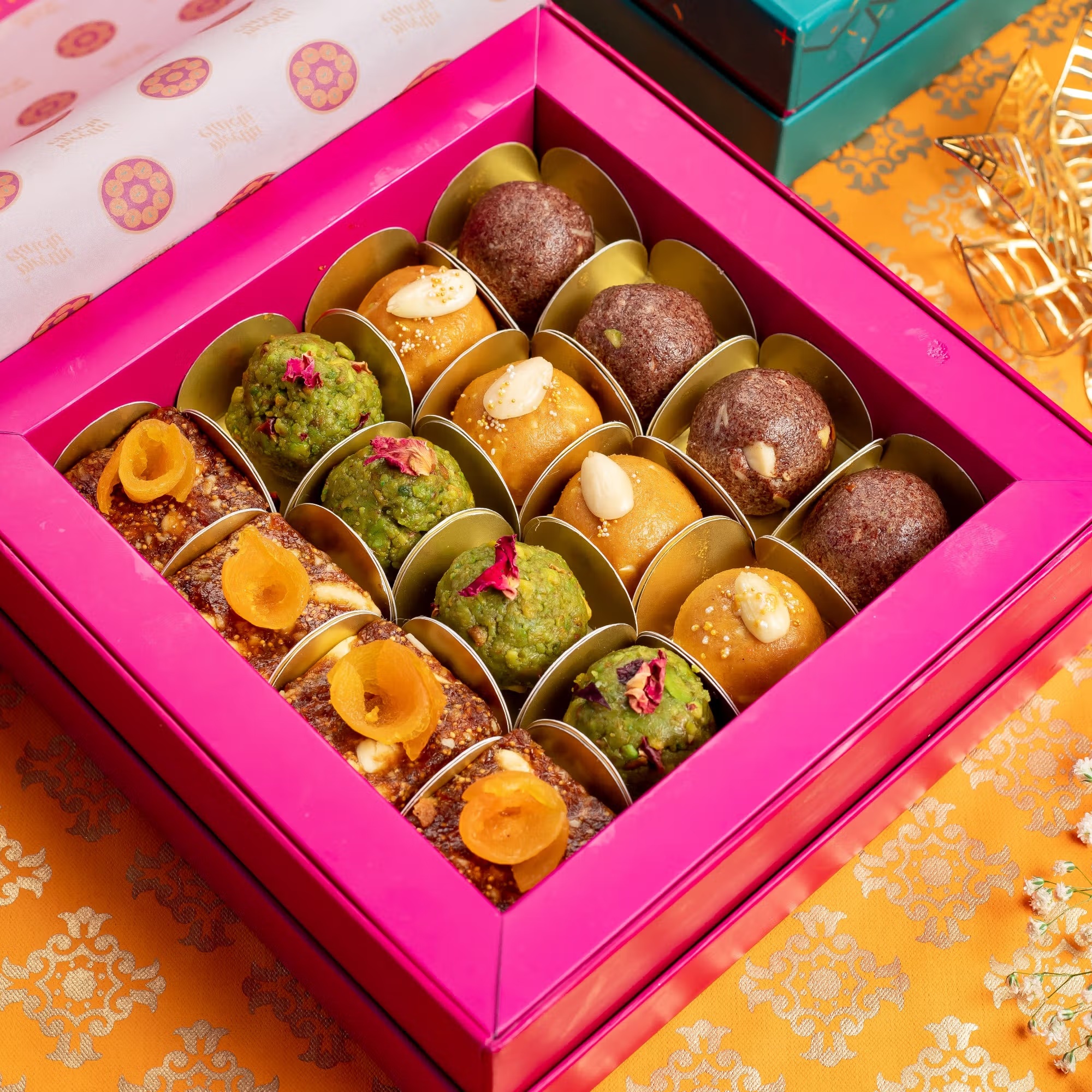 Assorted laddoos