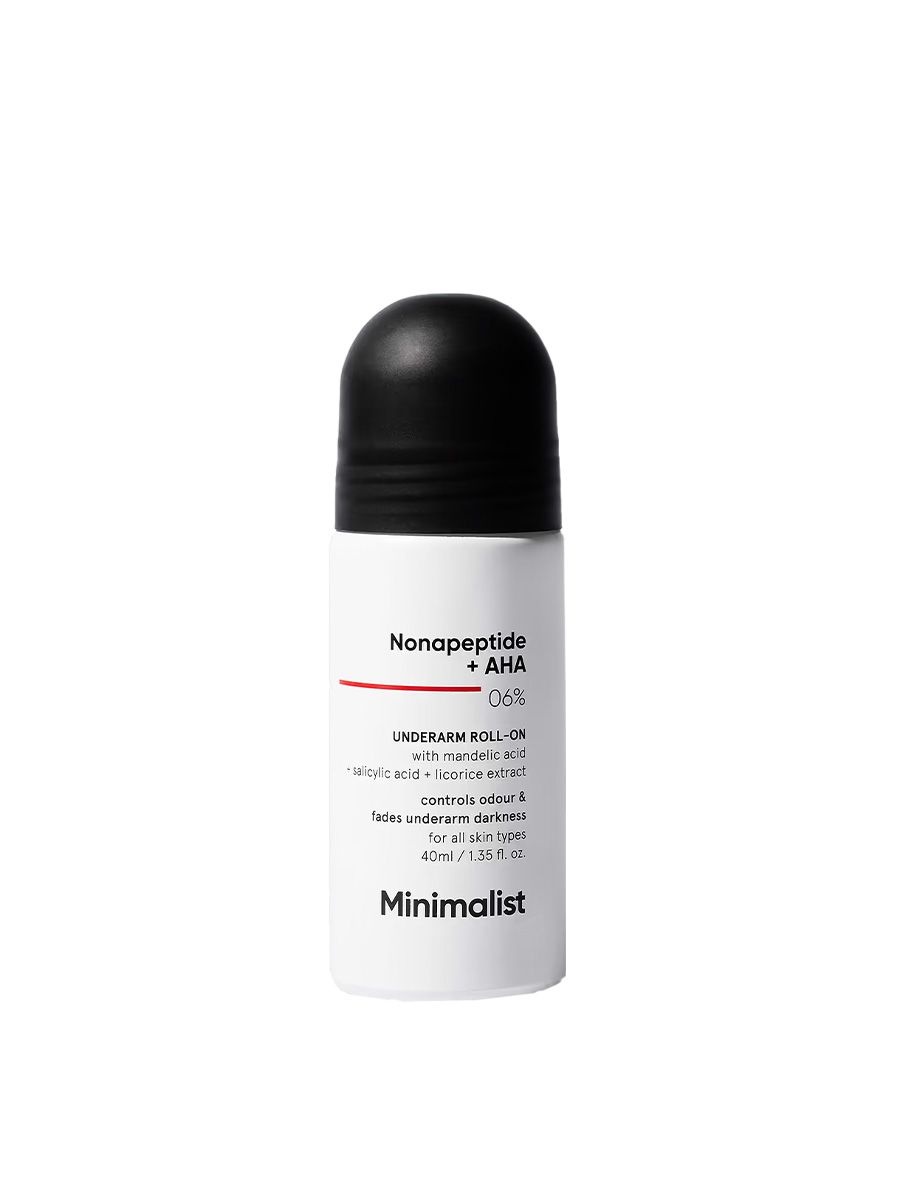 Minimalist Nonapeptide + AHA 6% underarm roll-on
