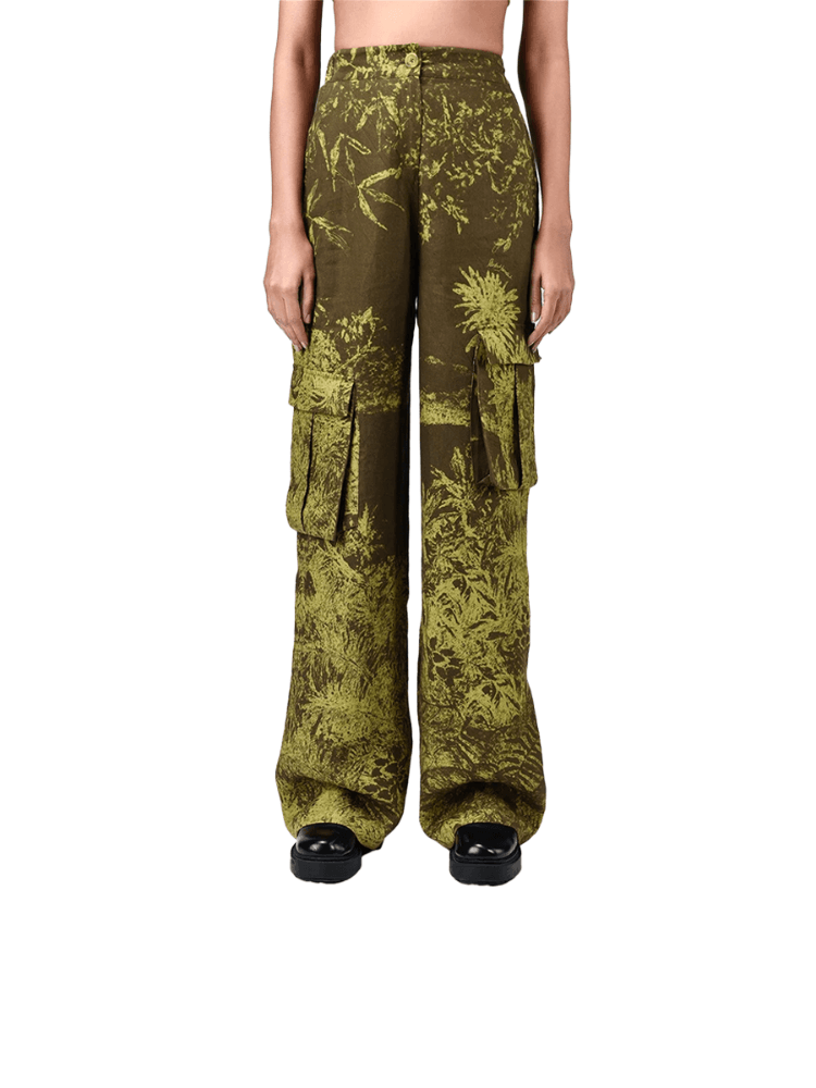 Monotone Landscape linen cargo trousers, Genes Lecoanet Hemant, The Nod Mag