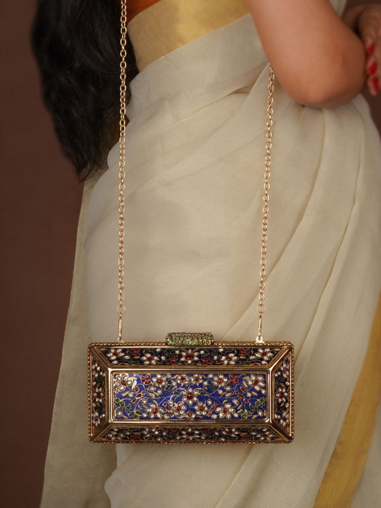 Mortantra Jadau Kundan bag
