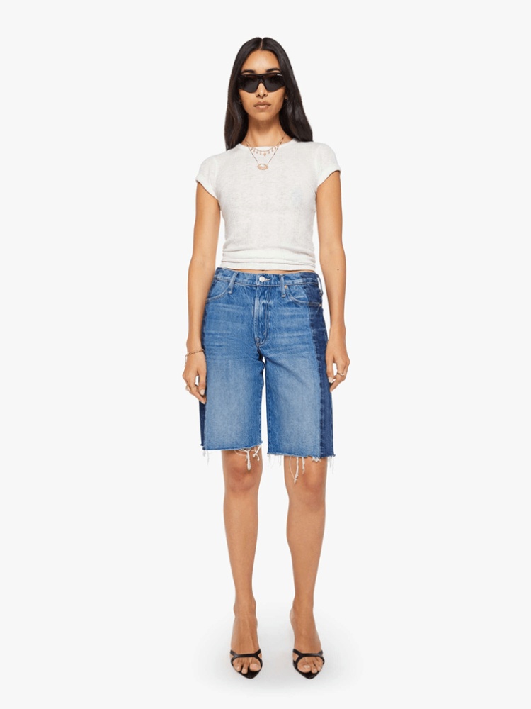 The mid-rise Maven Bermuda Fray, Mother, ₹31,200