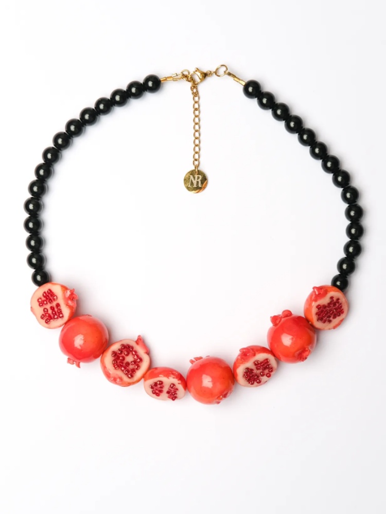 Pomegranate necklace by Nail Restaurant