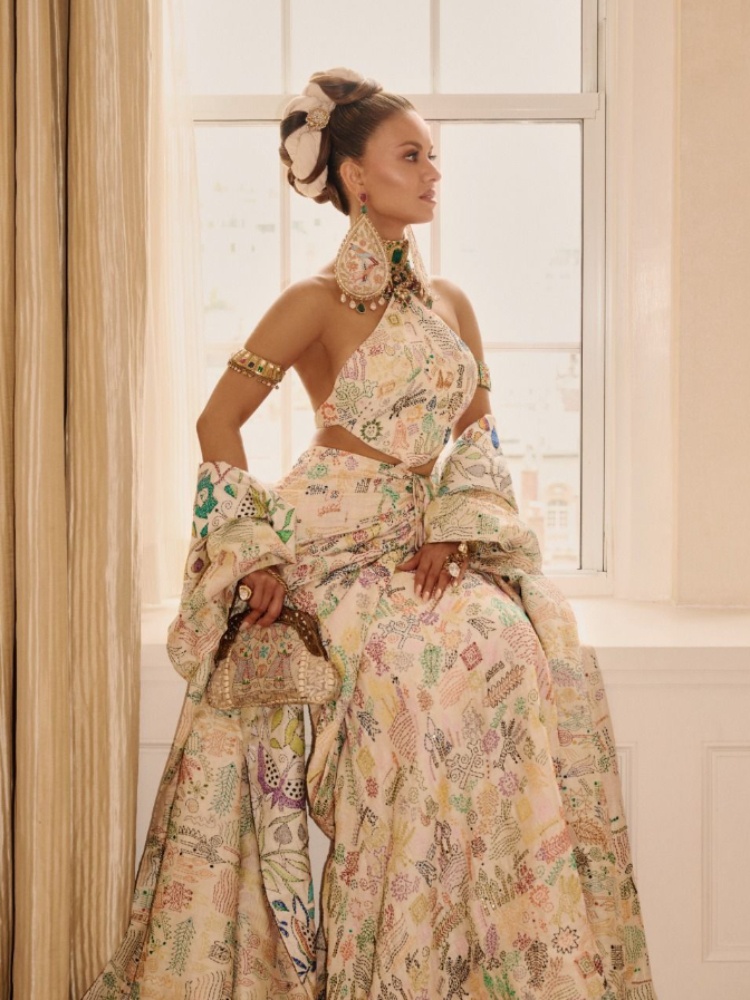 Natasha Poonawalla in Arpita Mehta and Meera Mahadevia for the 2026 King's Trust gala in New York