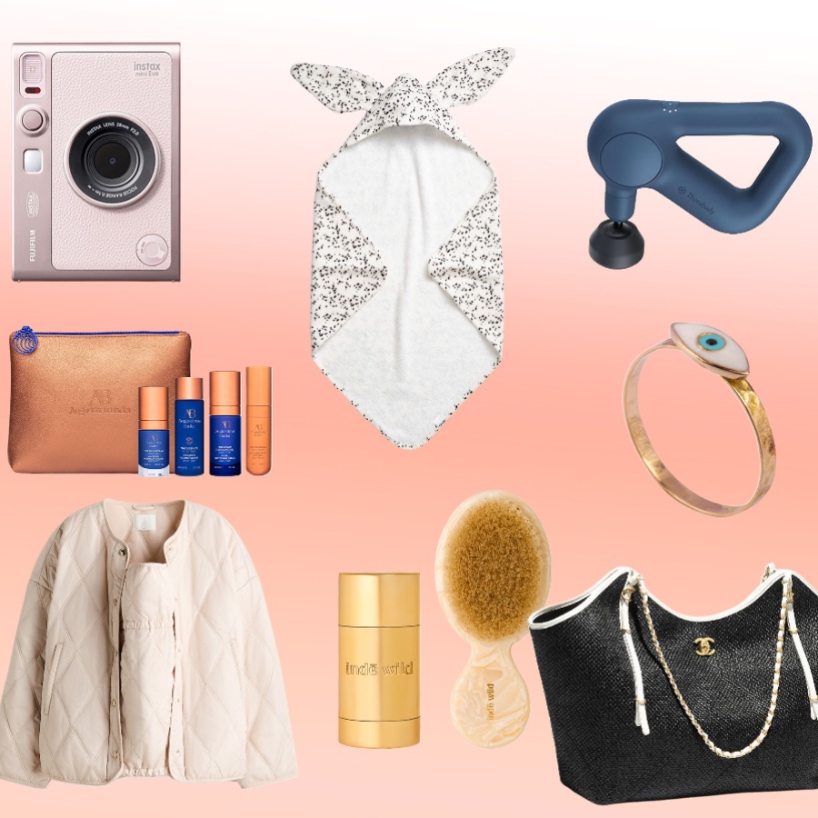 The Nod's gift guide for new moms including skincare, baby essentials, and more