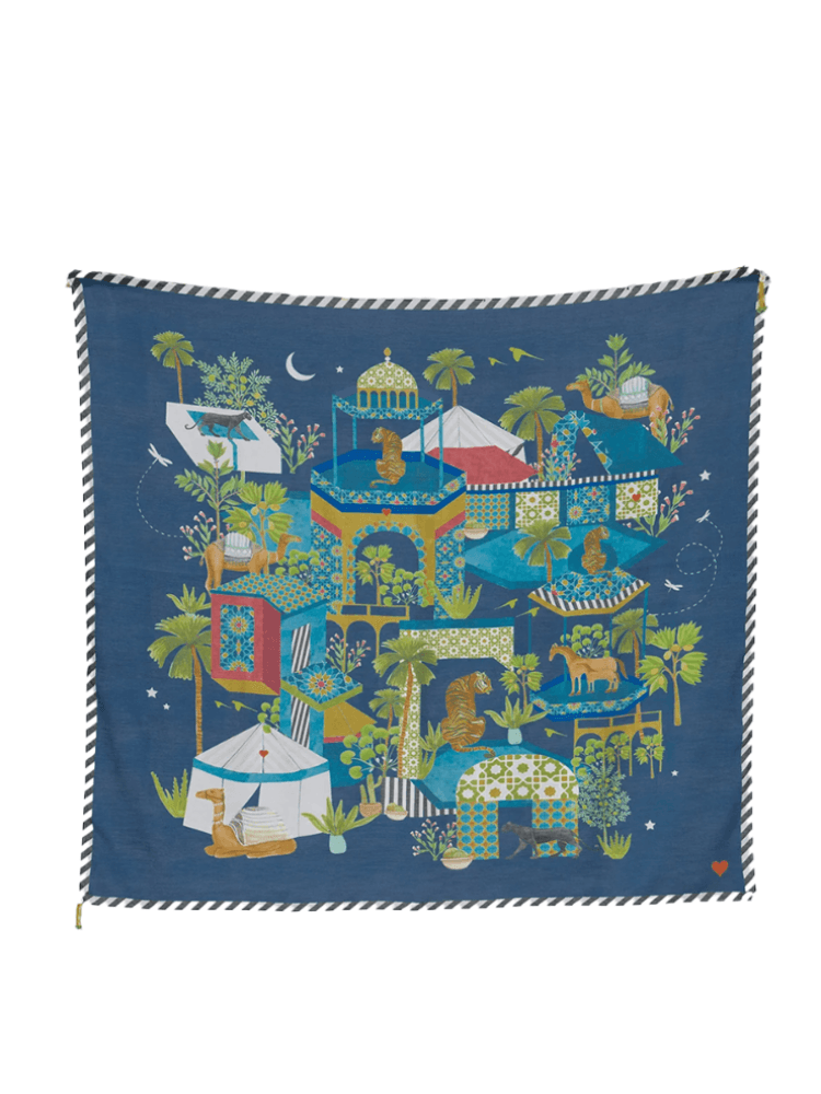 Midnight Carnival scarf, Nicobar