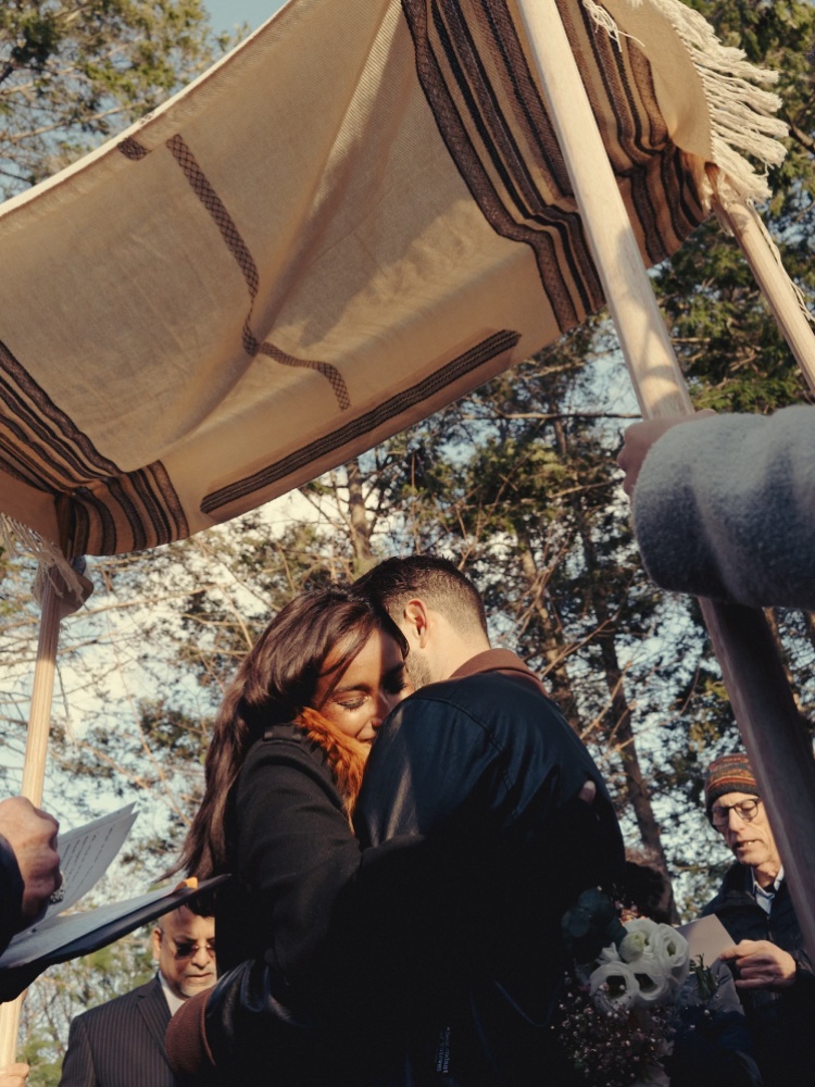 Nidhi Sunil and Noah Katz-Appel's Jewish wedding celebration