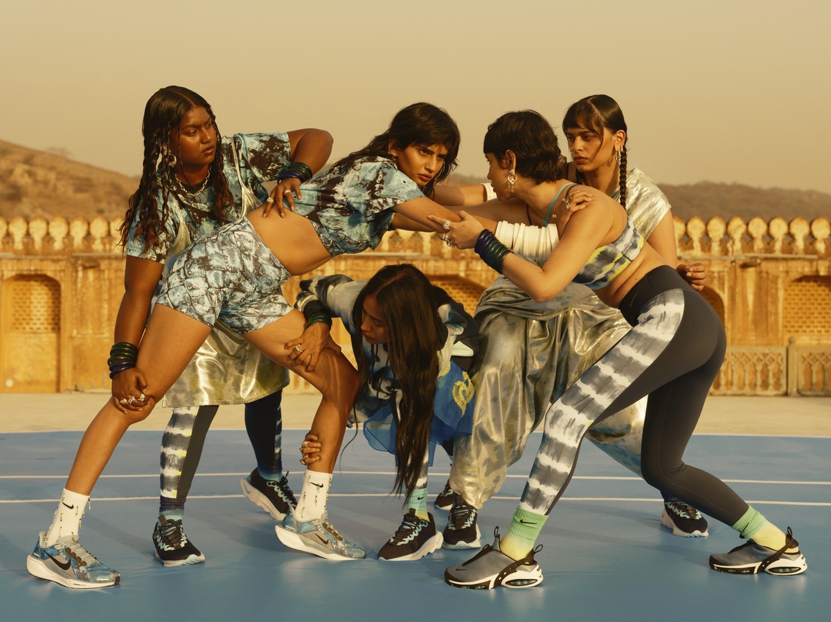 Nike X NorBlack NorWhite collaboration campaign shot by Bharat Sikka