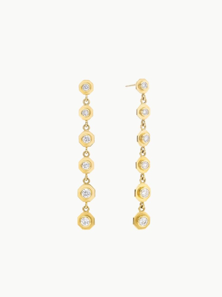 Nue Octavia Row earrings as seen in Emily in Paris