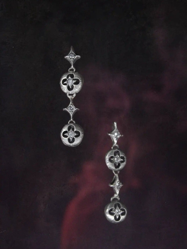 Oblivion earrings by Bhavya Ramesh
