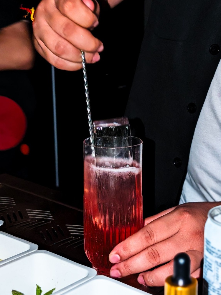 Craft cocktails at Let's kiss